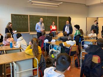 Visite de l'École Ulenspiegel et du Lycée intégral Roger Lallemand à Saint-Gilles